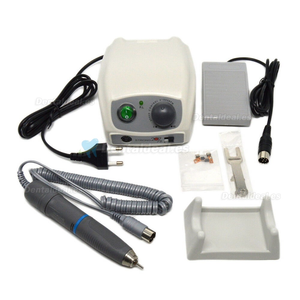 Saeshin STRONG 207B Micromotor Laboratorio Dental +107 40K RPM Pieza de mano pulidora