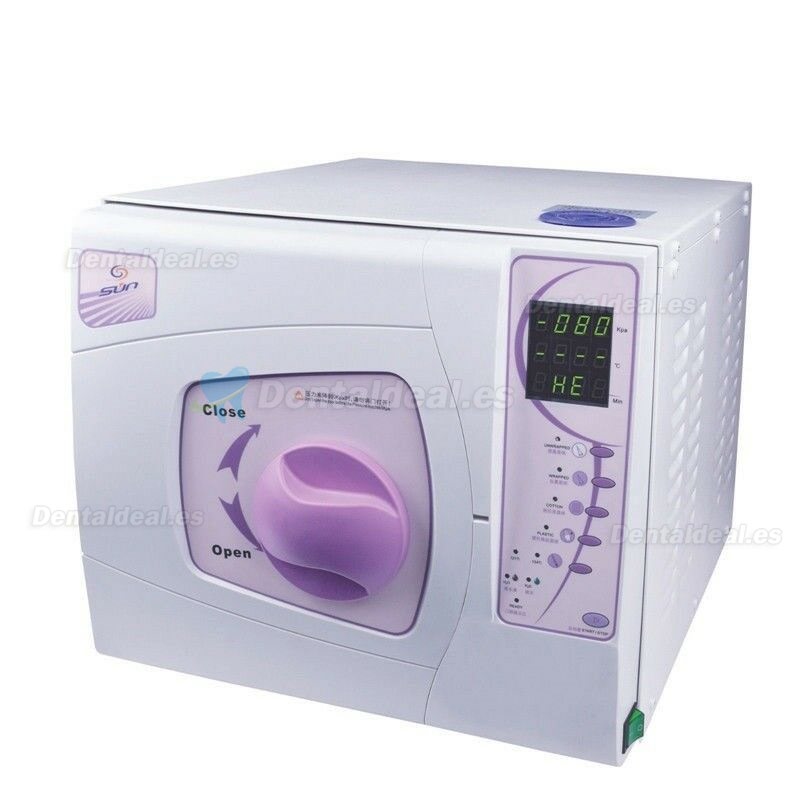 Sun® 12L Autoclave Esterilizador Dental Medico Uso Vapor de Vacío