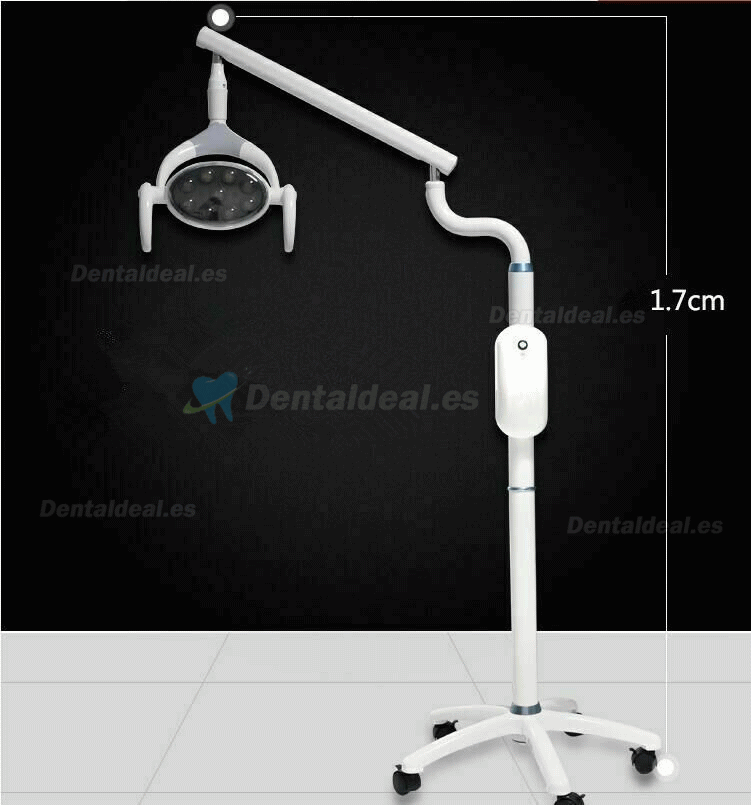 Saab 28W Luz quirúrgica oral LED dental móvil lámpara de quirófano para examen de inducción P106A-FS