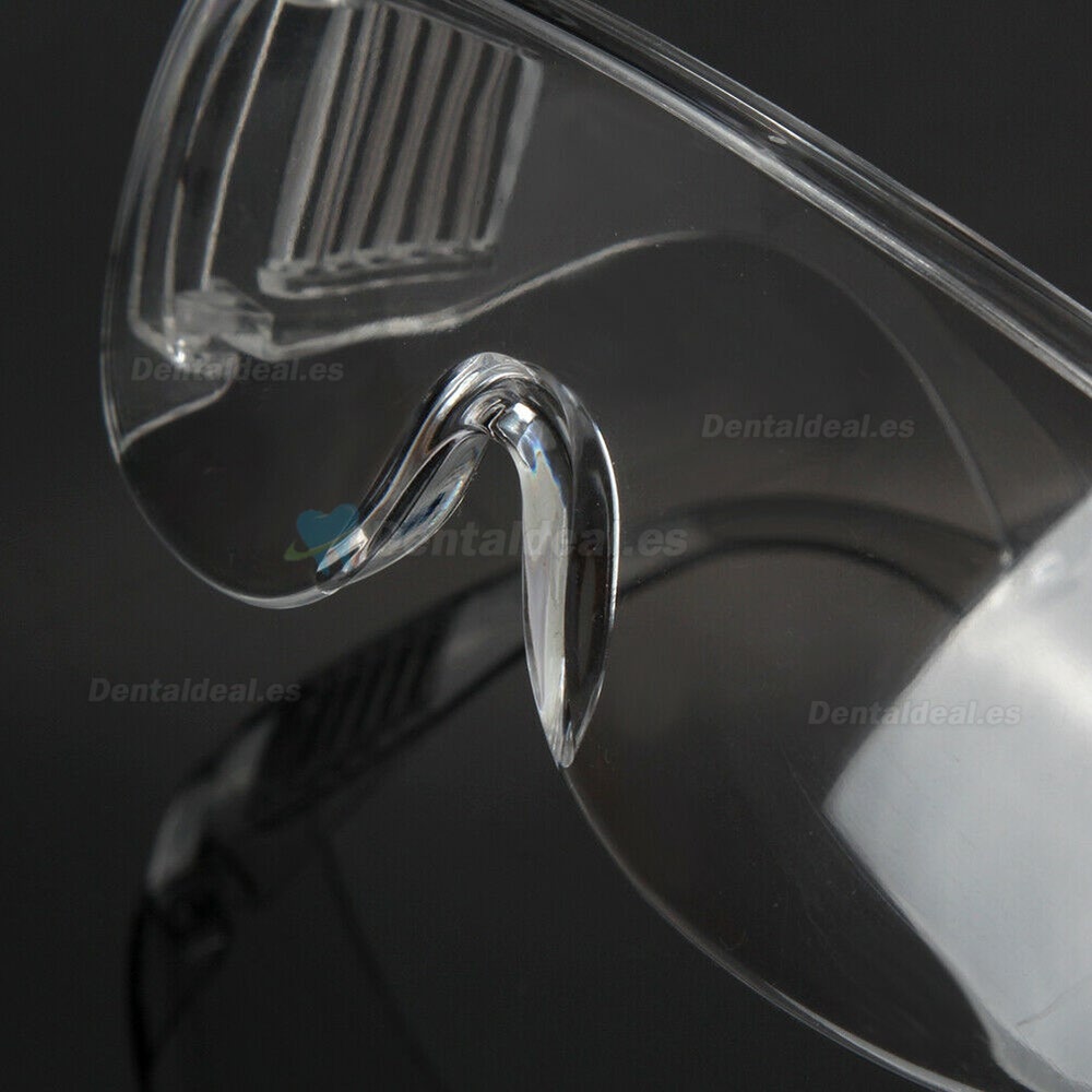 10Pcs Gafas de Seguridad Claras Gafas Lente Antiniebla Laboratorio Trabajo Química Protector