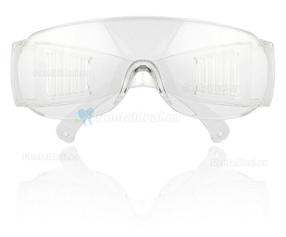 10Pcs Gafas de Seguridad Claras Gafas Lente Antiniebla Laboratorio Trabajo Química Protector