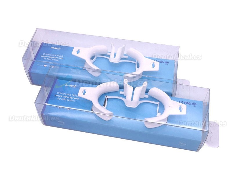 1Pcs Retractor de mejillas dentales con tubo de succión subsaliva abridor de labios intraoral