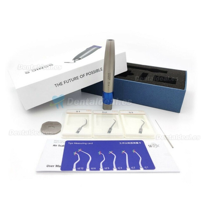 Sonic L Dental Fibra óptica Escalador de Aire Compatible KAVO Multiflex Acoplador 6 Hoyos