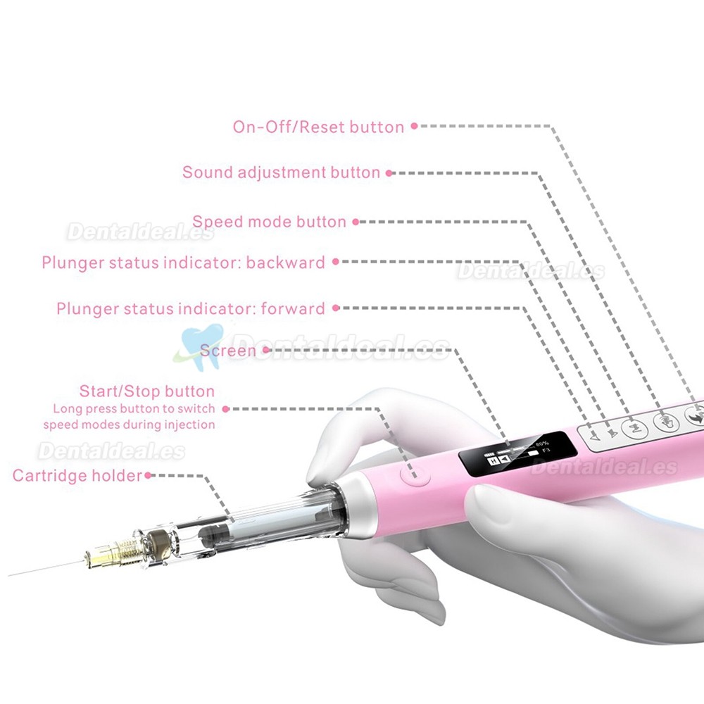 Woodpecker Super Pen Dispositivo de anestesia dental sin dolor precisión de inyección de 0,02 ml