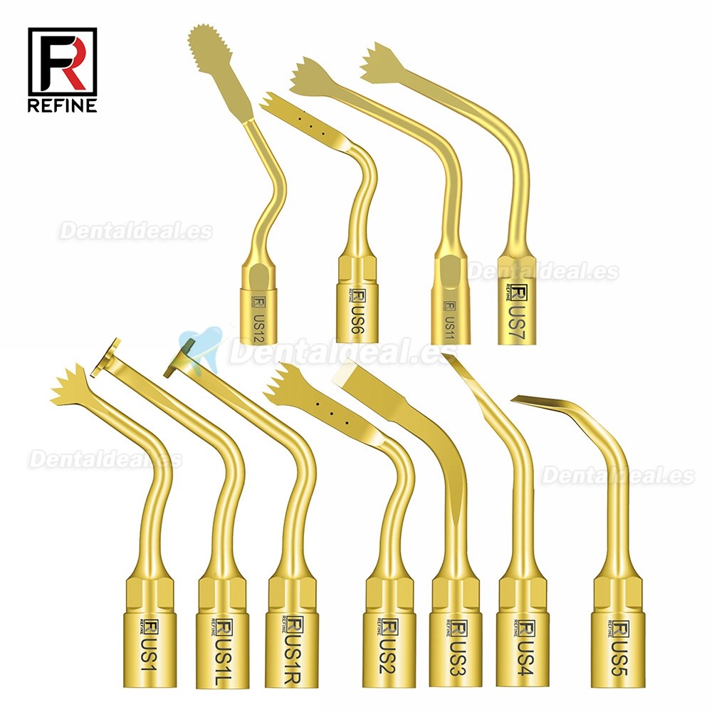 1Pcs Punta Ultrasurgery US1 US1L US1R US2 US3 US4 US5 US6 US7 US11 US12 compatible con Mectron Woodpecker