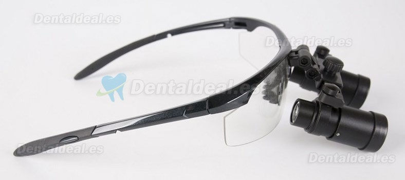Prismáticos quirúrgicos (4.0 x R lupa tipo deportivo para ENT/veterinario) color negro