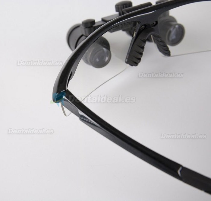 Prismáticos quirúrgicos (4.0 x R lupa tipo deportivo para ENT/veterinario) color negro