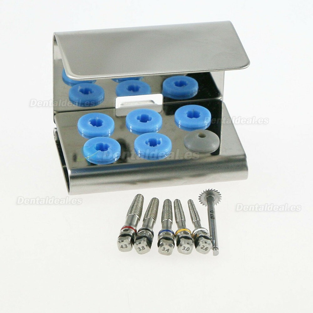 Tornillos expansores óseos quirúrgicos para implantes dentales, kit de herramientas de sierra para expansión ósea