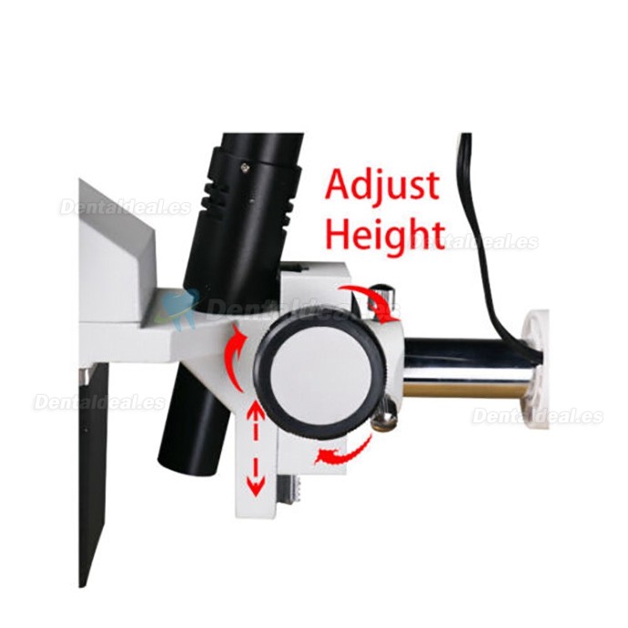 10X Microscopio de operación quirúrgica endodoncia dental con luz LED para unidad de sillón dental