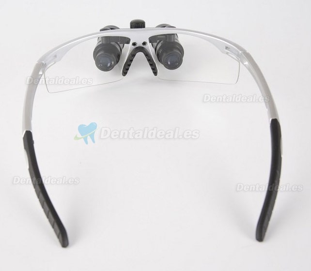Lupa dental quirúrgica (6.0 x R para ENT/VET) color plateado