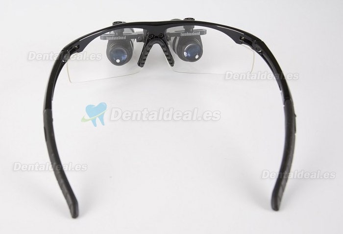 Lupa dental quirúrgica para ENT/Vet (6.0X-R tipo deportivo) color negro