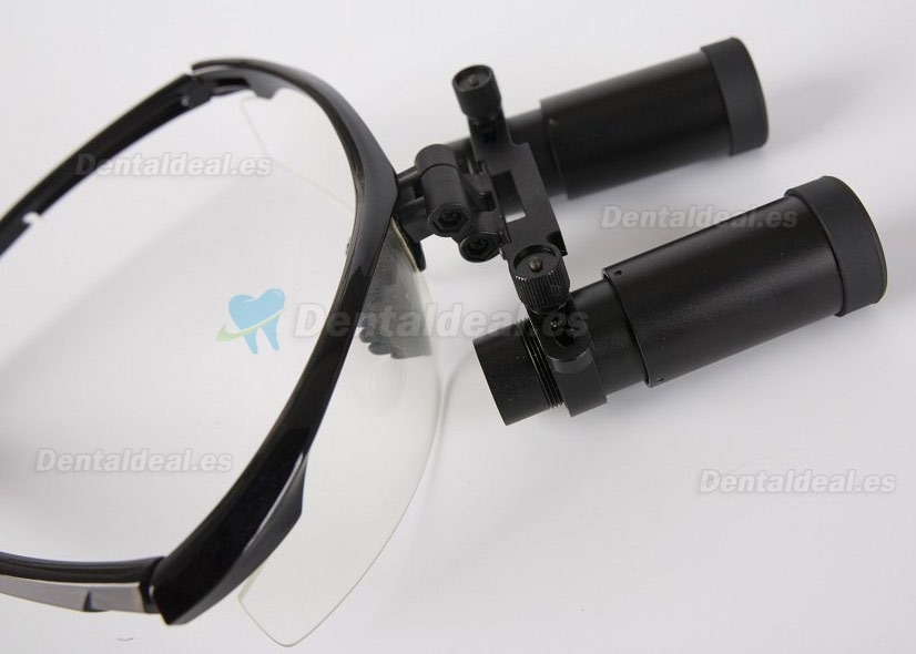 Lupa dental quirúrgica para ENT/Vet (6.0X-R tipo deportivo) color negro