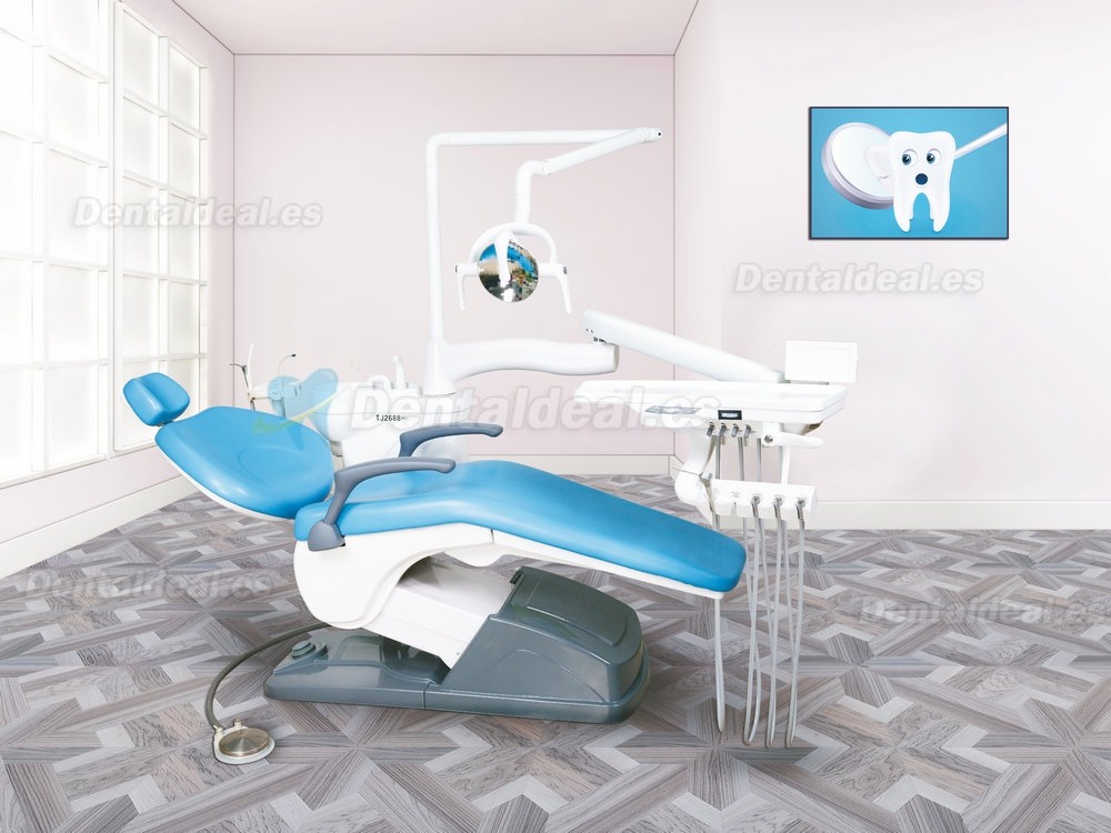 Tuojian TJ2688 A1-1 Unidad de Sillón Dental Integral Cuero PU Controlado por Computadora