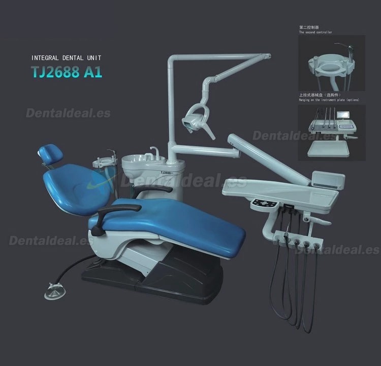 Tuojian TJ2688 A1 Sillón Dental Completo Unidad de Tratamiento Dental con Lámpara de Sensor