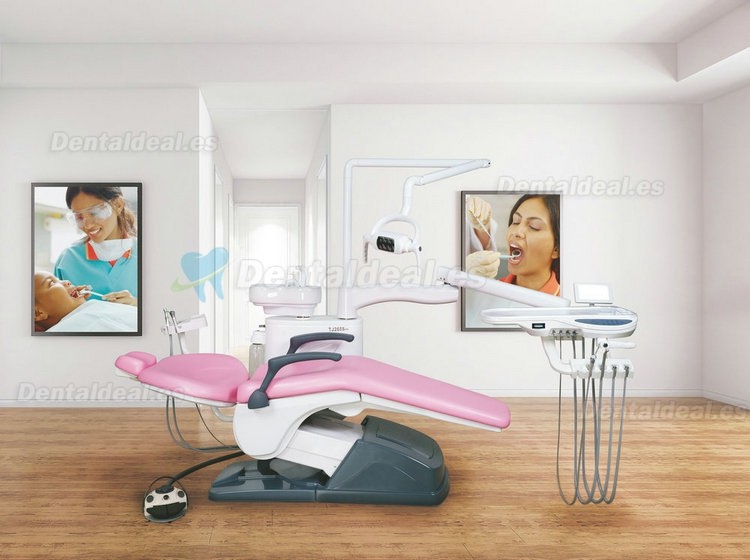 Tuojian TJ2688 B2 Unidad de Tratamiento de Sillón Dental Cuero PU Controlado por Computadora