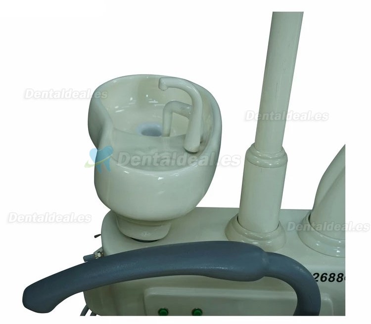 Tuojian TJ2688 B2 Unidad de Tratamiento de Sillón Dental Cuero PU Controlado por Computadora