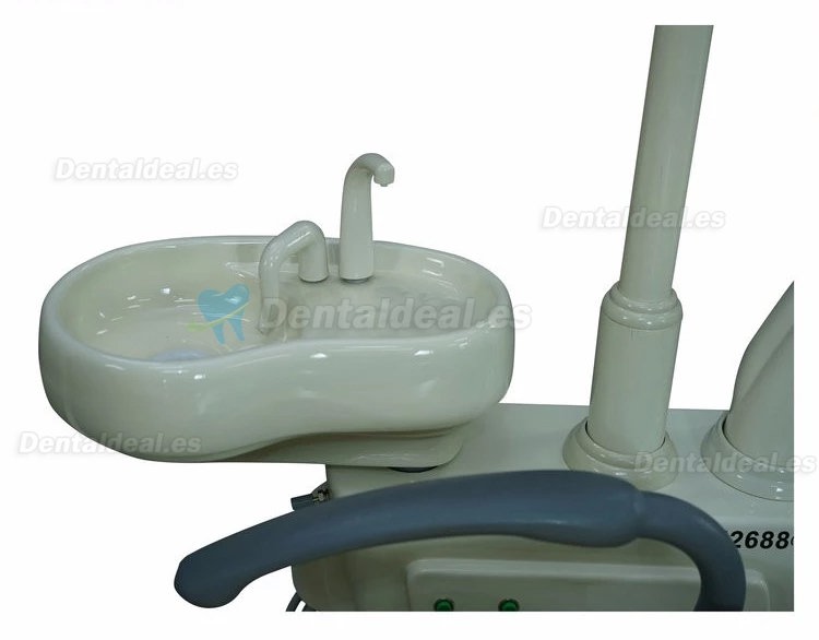 Tuojian TJ2688 B2 Unidad de Tratamiento de Sillón Dental Cuero PU Controlado por Computadora