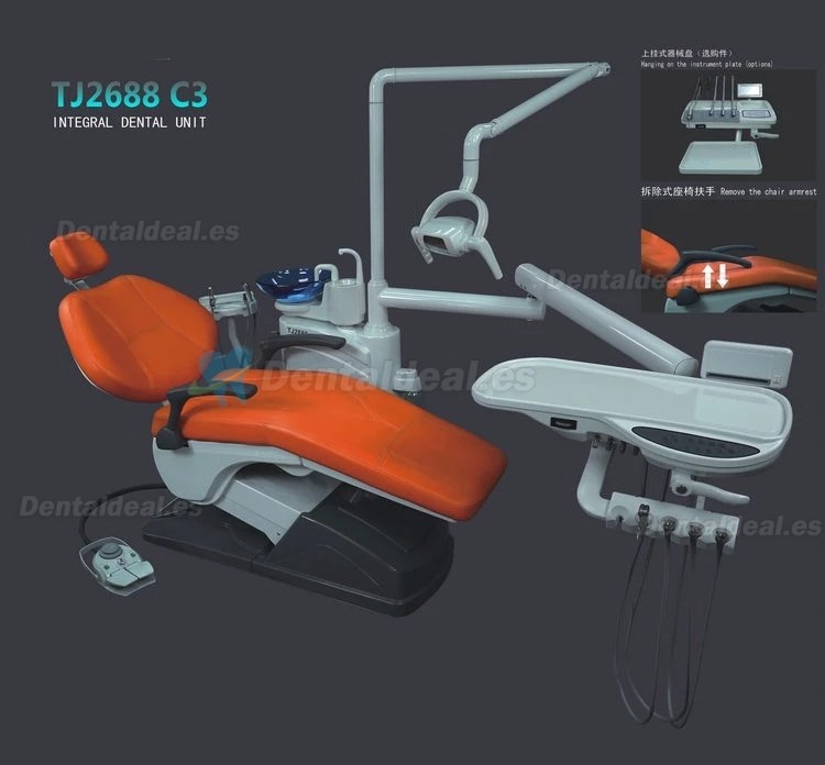 TuoJian TJ2688 C3 Sillón Dental Completo Unidad de Tratamiento Dental