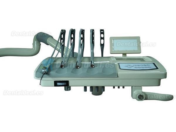 TJ2688 D4 Unidad de Sillón Dental Integral Controlado por Computadora Cuero Sintético