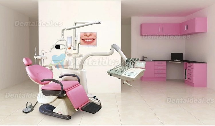 TJ2688F6 Dental Treatment Unit Computer Controlled Integral Dental Chair Unit Synthetic Leather