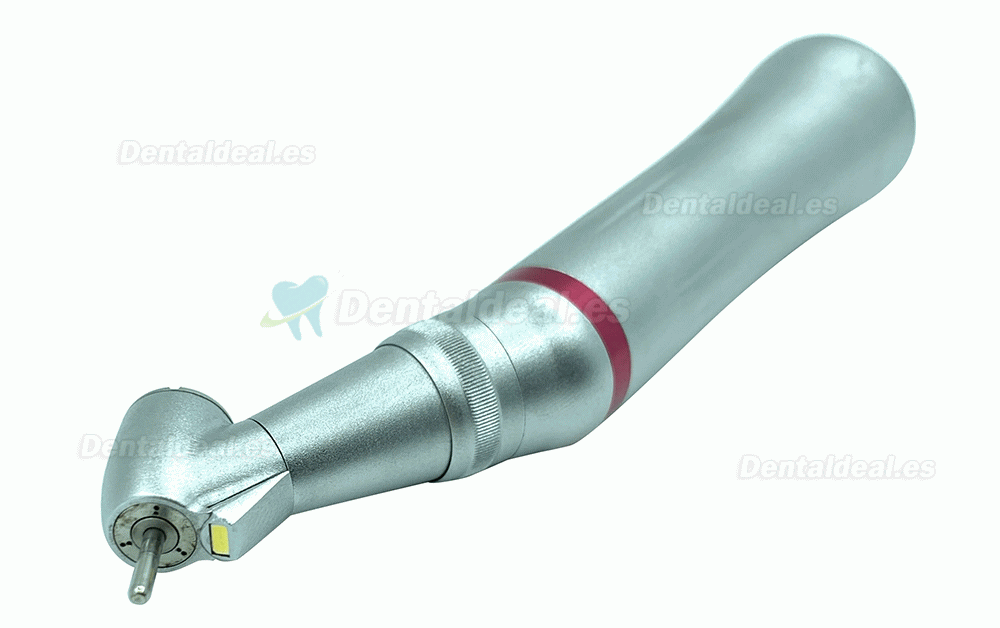 Tealth CH1020 Dental 45 Grados LED Contra Ángulo 1:3.6 Anillo rojo multiplicador E-generador