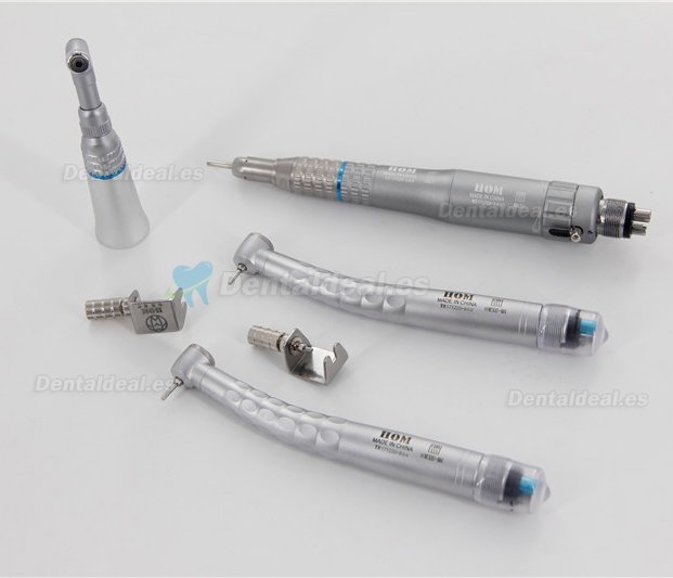 Hemao 2 piezas de pieza de mano de turbina dental + 1 pieza de mano de baja velocidad