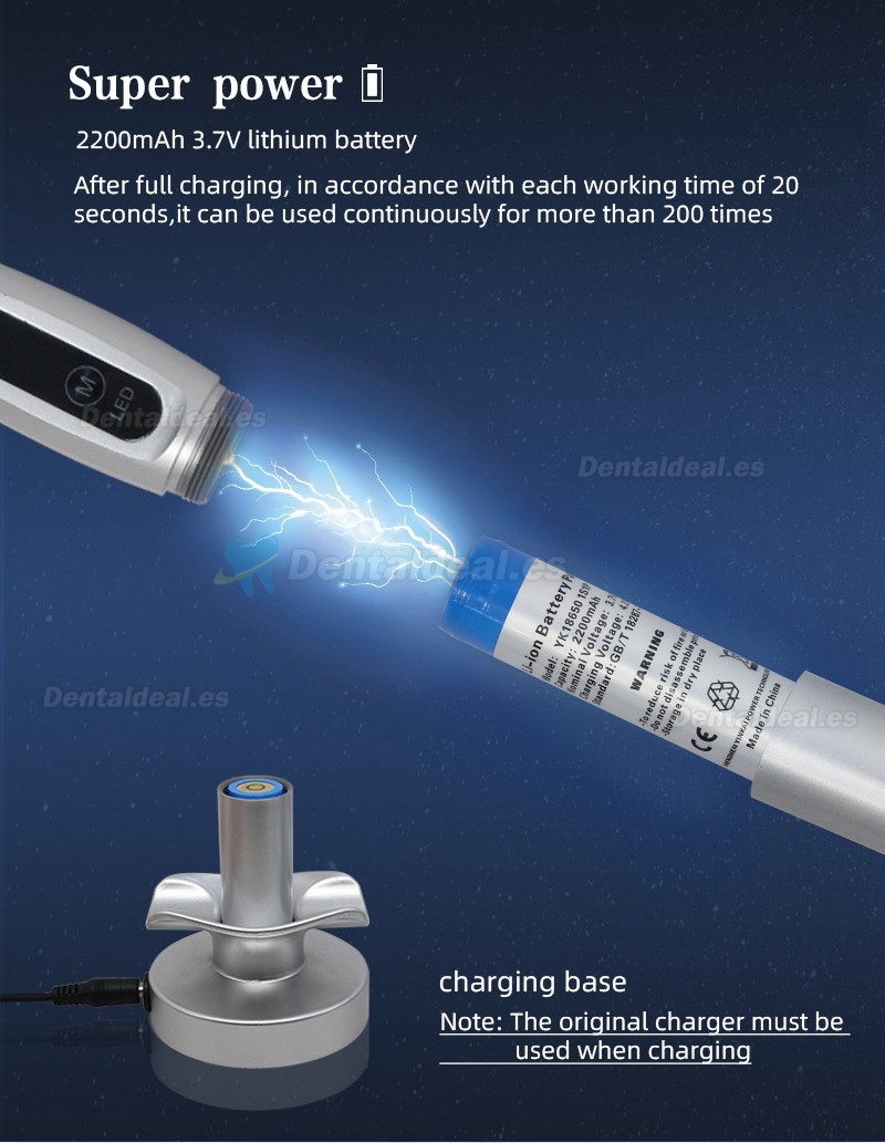 LY® lámparas de polimerización sin cable dental LED 1500mw