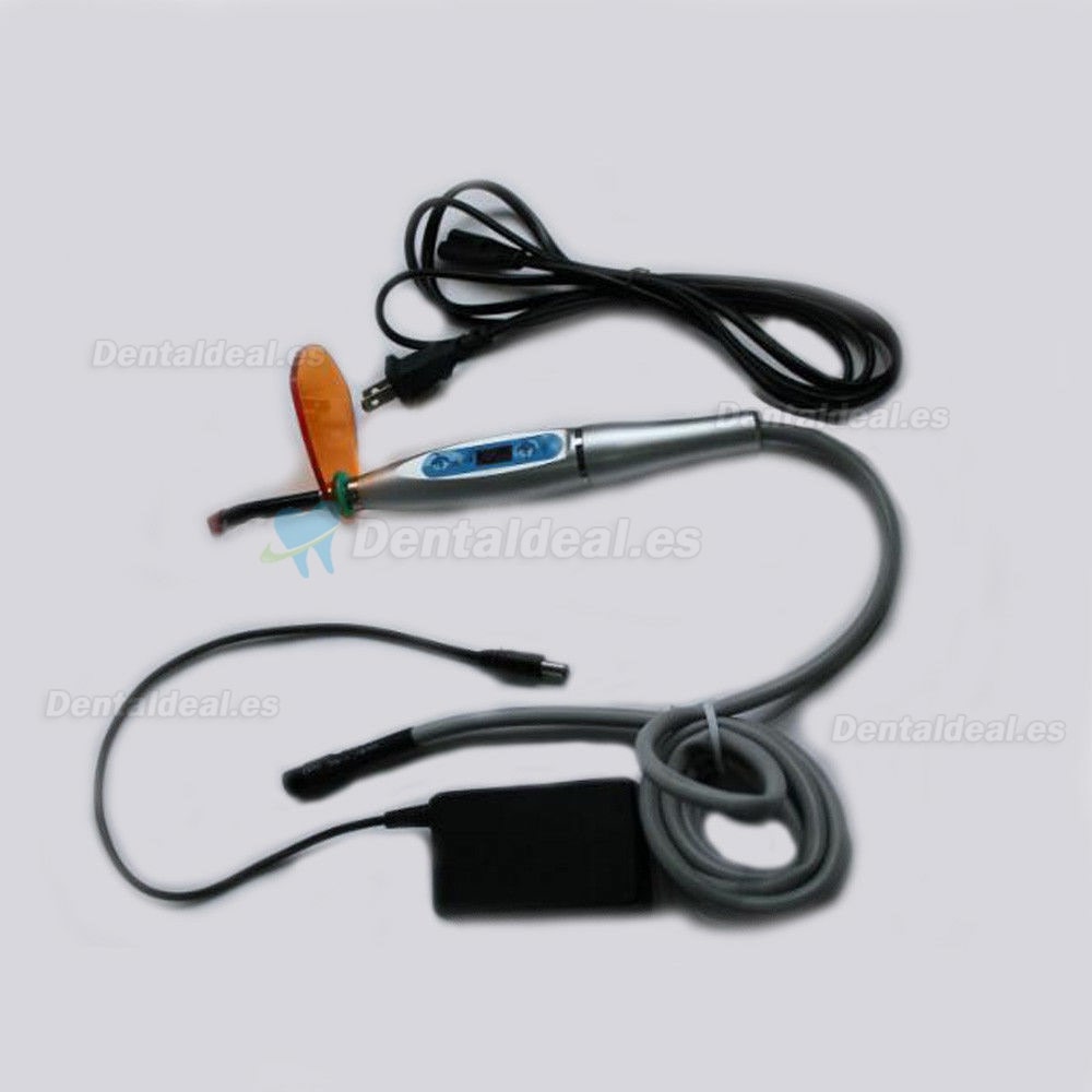 5W Lampara Fotocurado LED con cable dental 1500 mw/cm2 de alta intensidad