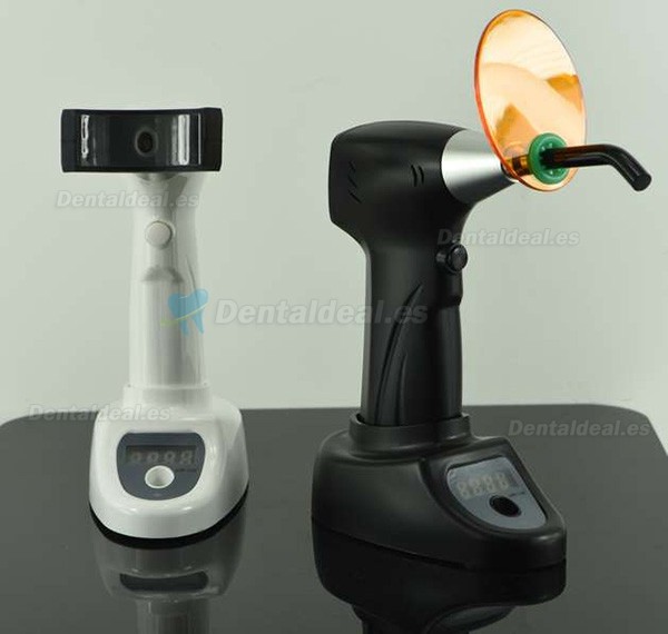 Westcode Dental 3 in 1 Lampara Fotocurado Inalámbrica LED con Radiómetro LED & Cabeza Blanqueadora