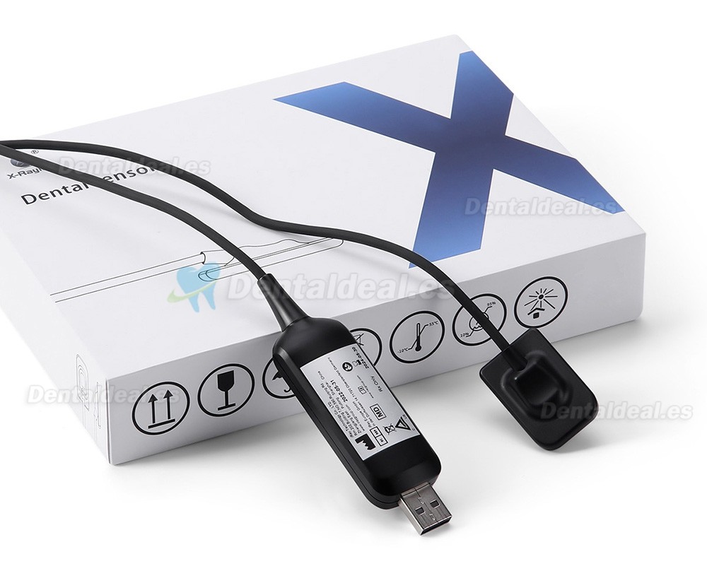 Unidad de rayos X dental portátil de alta frecuencia + Kit de sensor RVG de rayos X
