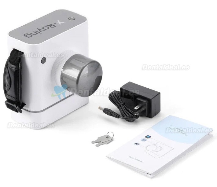 Unidad de rayos x portátil dental de alta frecuencia + kit de sensor de rayos x