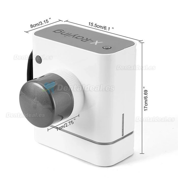 Unidad de rayos x portátil dental de alta frecuencia + kit de sensor de rayos x