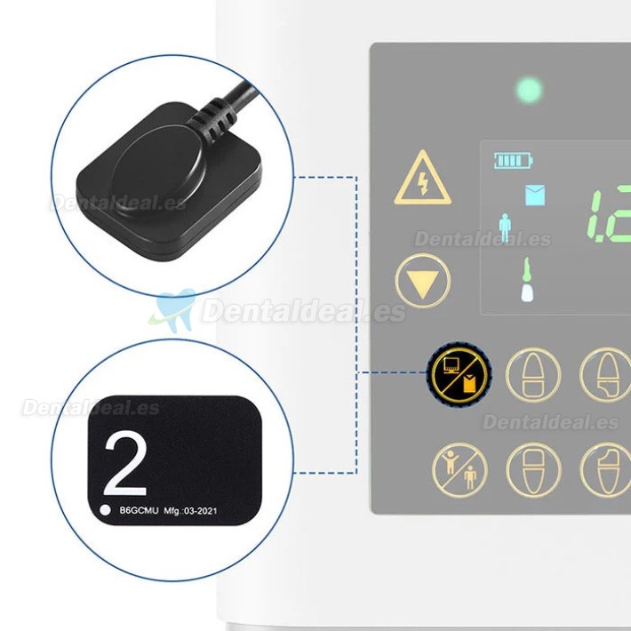Unidad de rayos x portátil dental de alta frecuencia + kit de sensor de rayos x