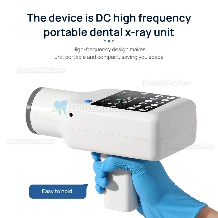 Unidad de rayos X dental portátil de alta frecuencia y kit de sensor intraoral RVG
