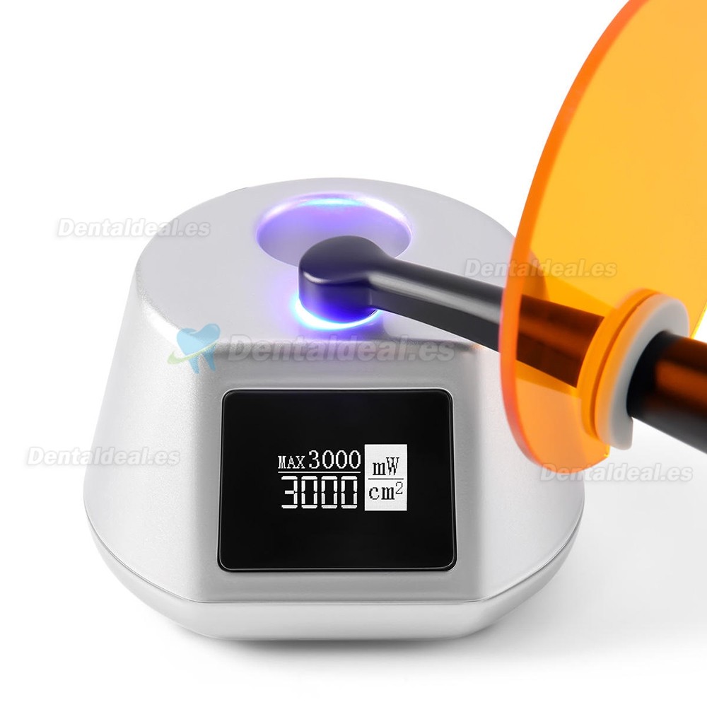 3H X-lite Q6 Lámpara de polimerización inalámbrica dental de 1 segundo con radiómetro LED cuerpo metálico