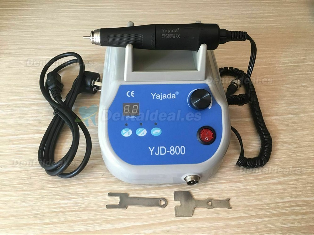 YJD-800 Pulidora de micromotor sin escobillas dental con pieza de mano de 50K RPM
