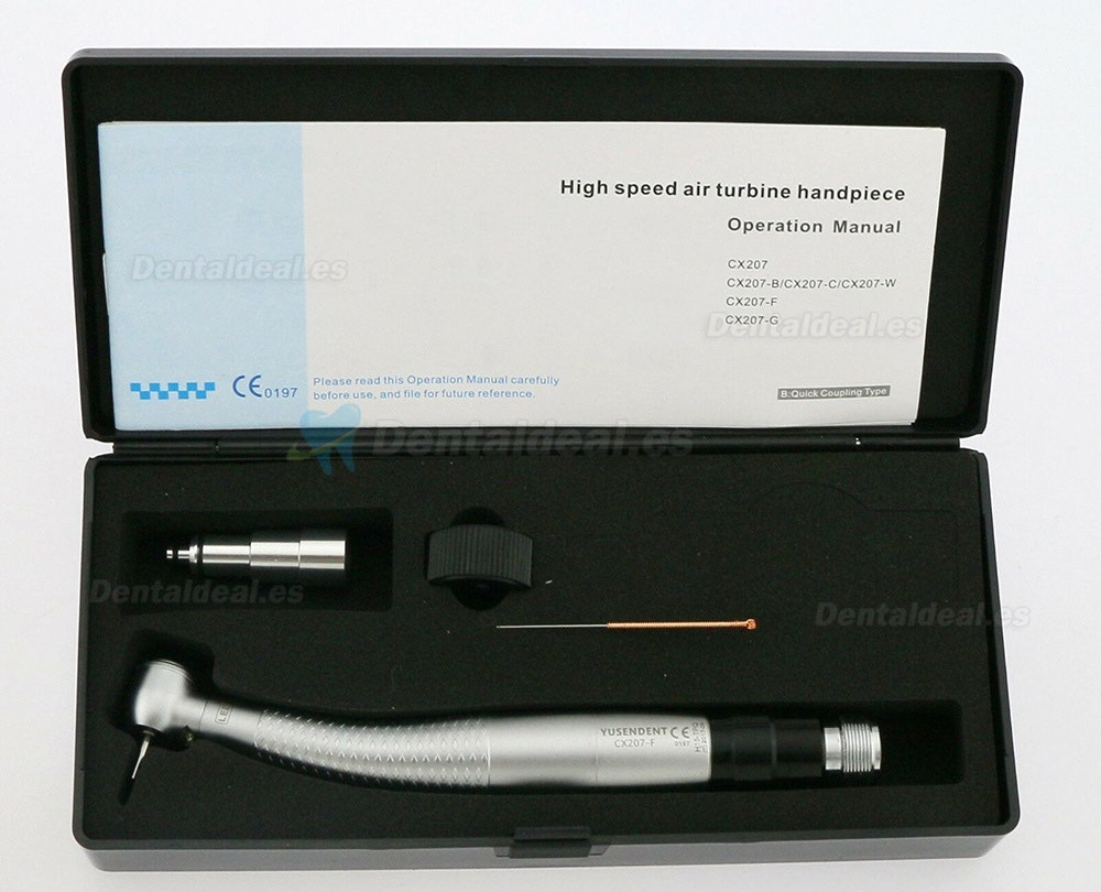 YUSENDENT CX207-F-PQ E-Generator LED High Speed Handpiece 2/4 Hole NSK Phatelus Coupler