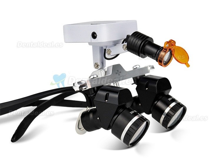 YWJ-MG11U 3.0X-5.0X Lupa quirúrgica ergonómica dental ajustable con luz LED de 5W