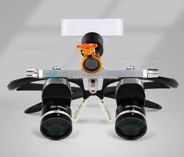 YWJ-MG11U 3.0X-5.0X Lupa quirúrgica ergonómica dental ajustable con luz LED de 5W