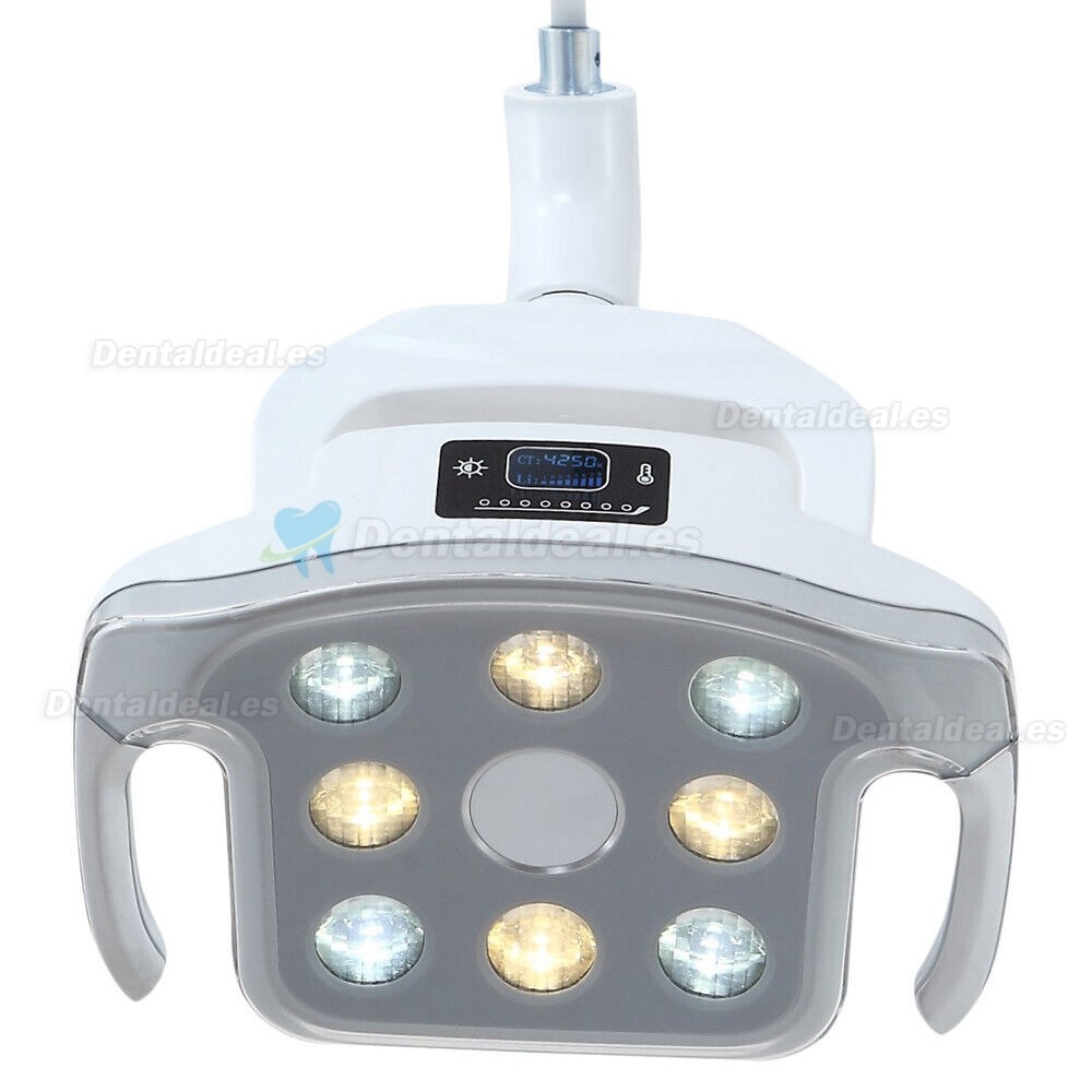 Lámpara LED oral sin sombras para sillon odontologico 8 LED lampara quirurgica dental