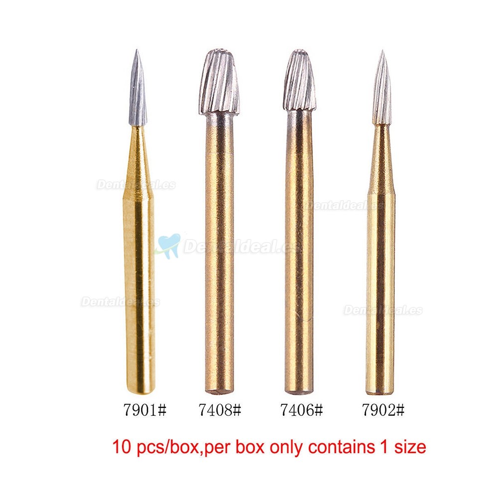 10 Frese In Carburo Di Tungsteno Rivestito Titanio - Diametri 0.8-3.17mm, Per PCB E Legno