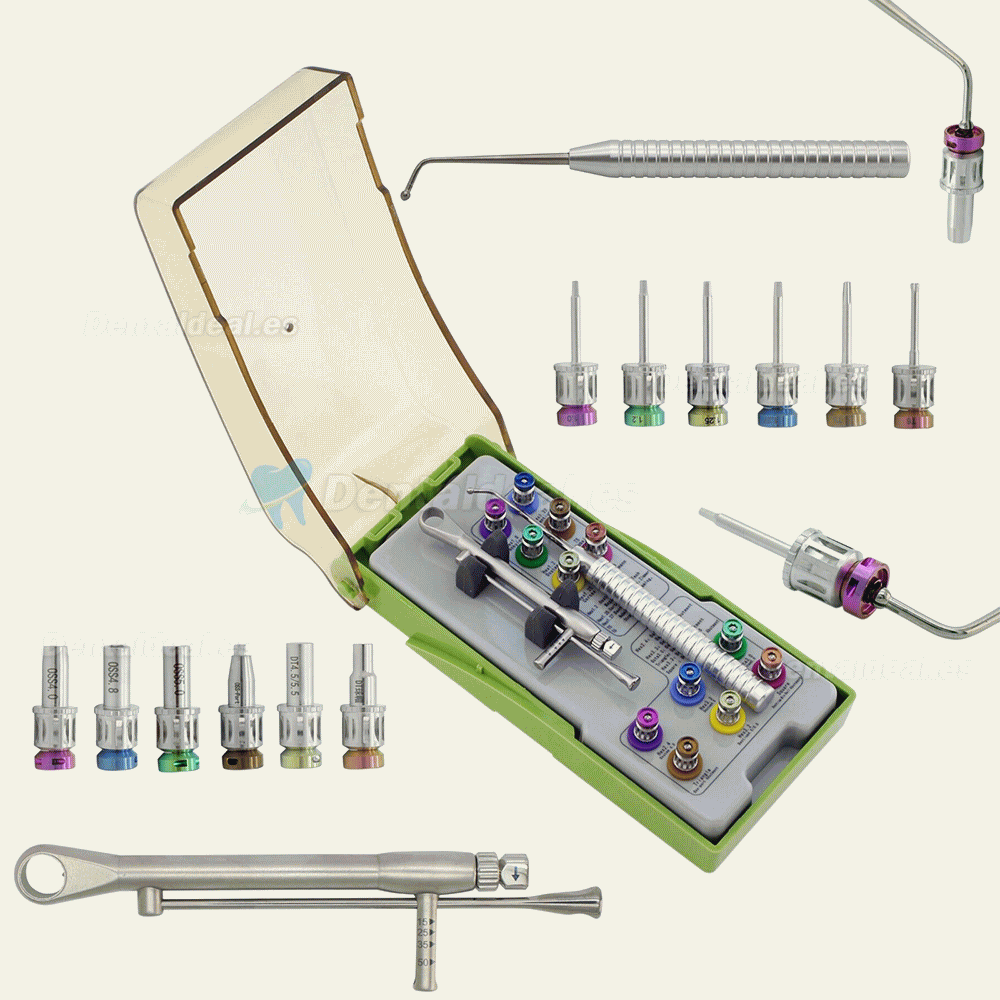 Kit de prótesis de implante Dental Universal, llave dinamométrica, destornillador de trinquete