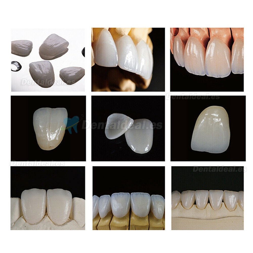 4Pcs Bloques de dislicato de litio dental B40 e-max HT/LT cad cam para Sirona Cerec