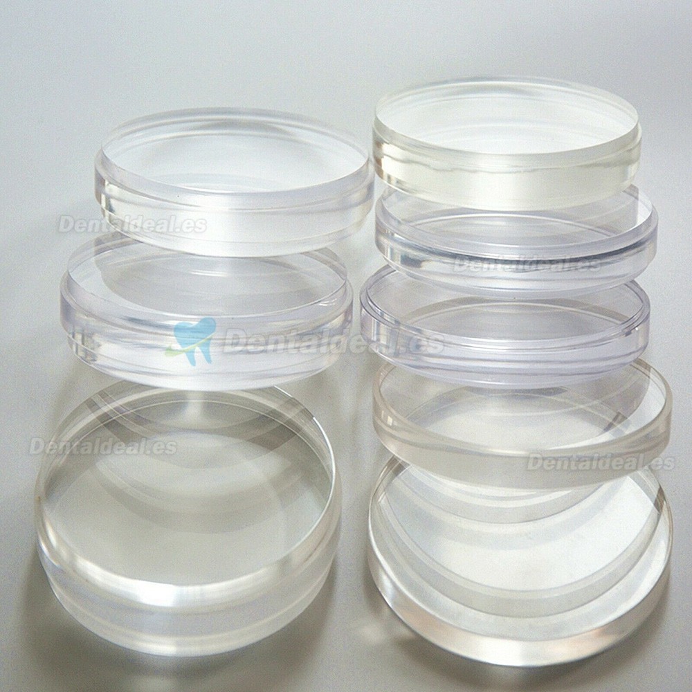 5 Pcs Disco de bloques transparentes PMMA para laboratorio dental 98x25mm para sistema Wieland