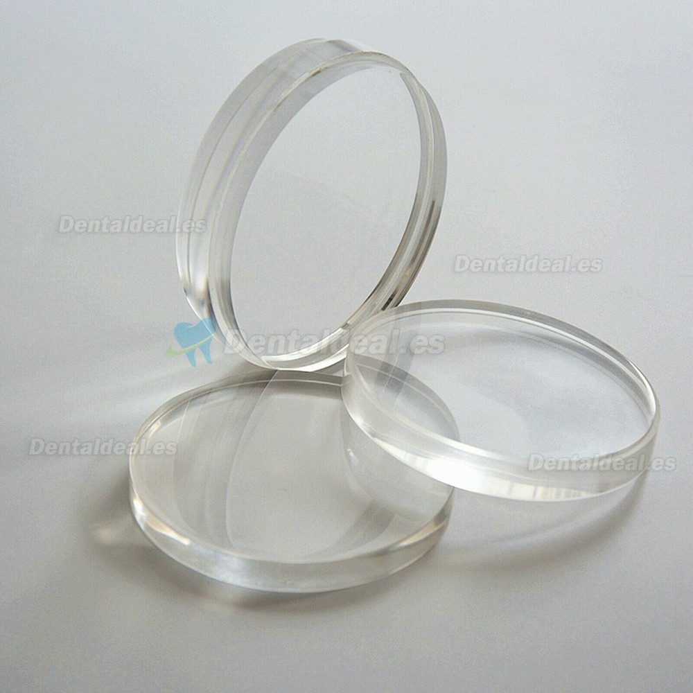 5 Pcs Disco de bloques transparentes PMMA para laboratorio dental 98x25mm para sistema Wieland