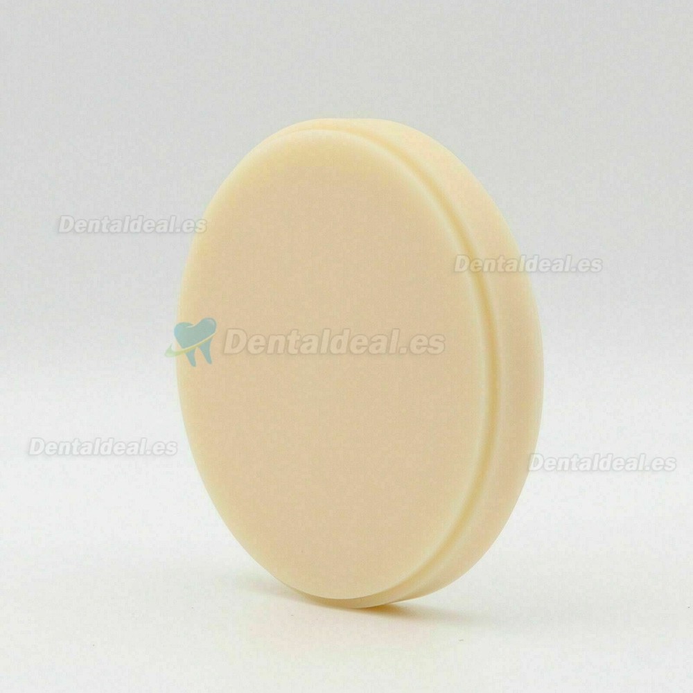 5 Piezas Bloques dentales CAD CAM PMMA material del disco sistema wieland apto OD98*18mm