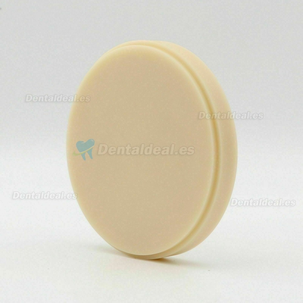 5 Piezas Bloques dentales CAD CAM PMMA material del disco sistema wieland apto OD98*18mm