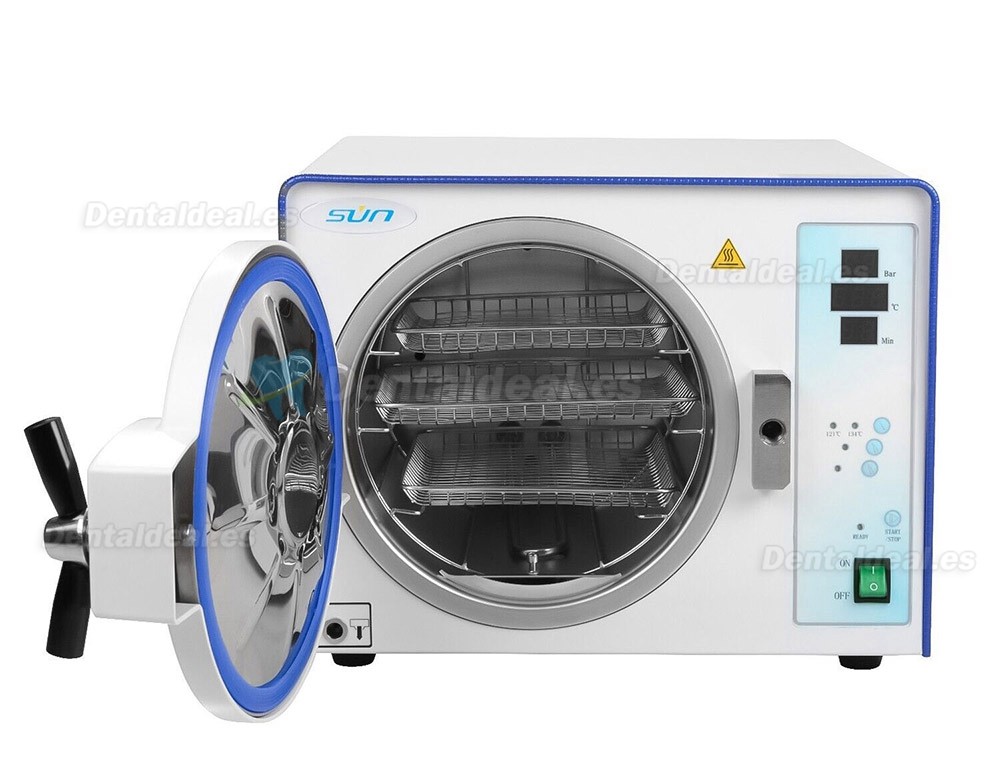 18L/23L Sun esterilizador a vapor para autoclave dental clase n Alta temperatura alta presión