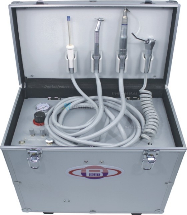 Best® BD-402 Unidad dental portátil+ Compresor de aire + Sistema de succión + Jeringa triple